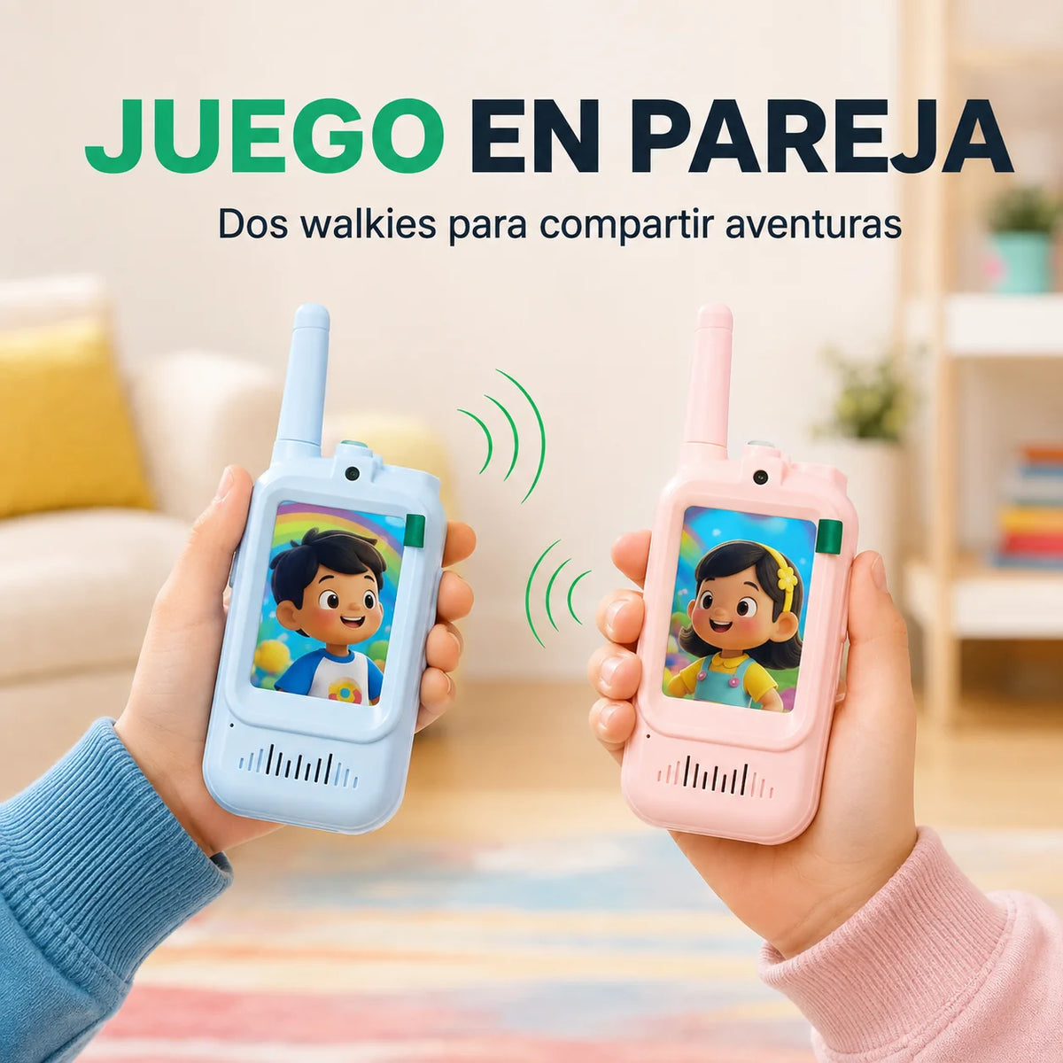 Walkie Talkie para Niños con Cámara – Set x2