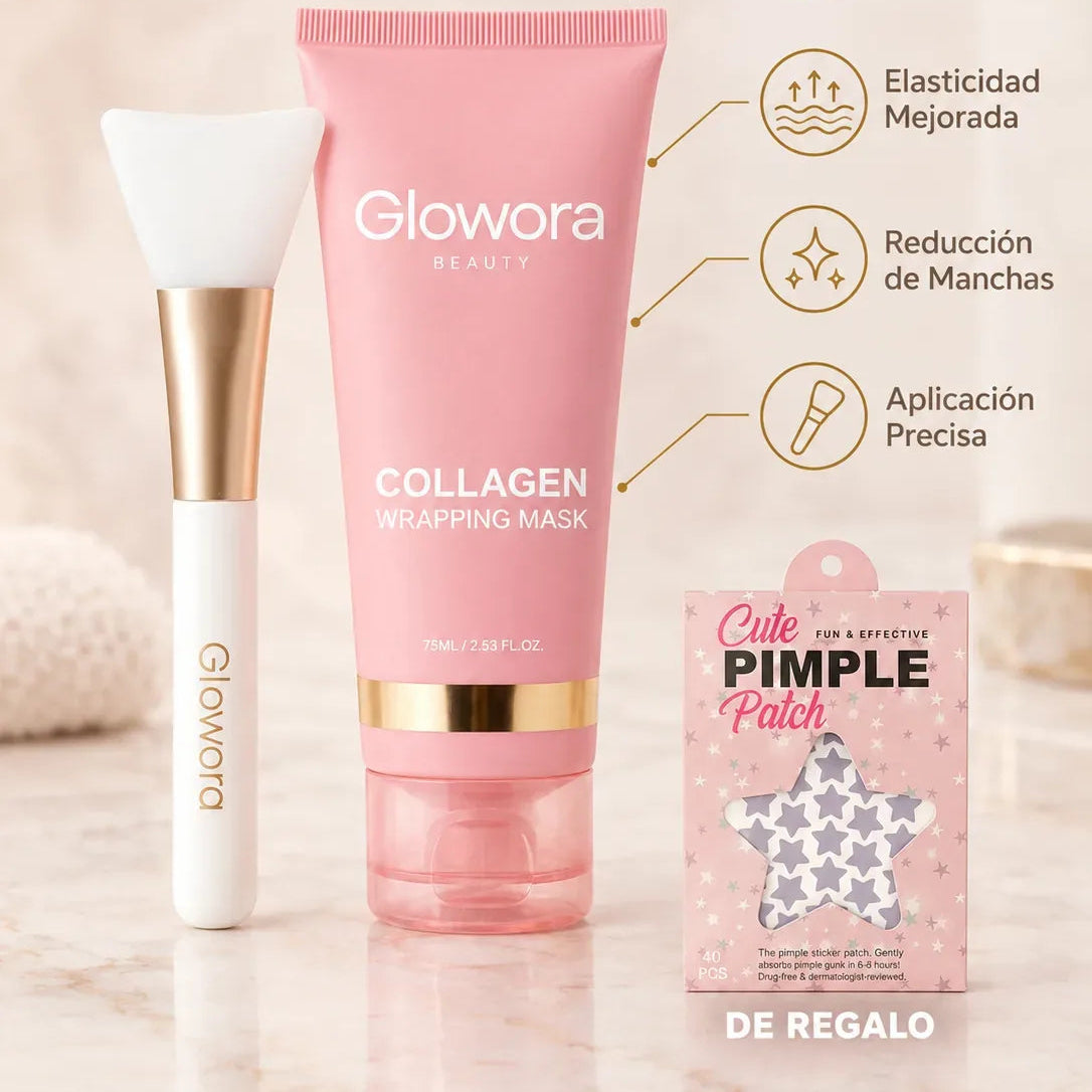 Kit Skin Nocturno: Mascarilla de Colágeno + Pincel