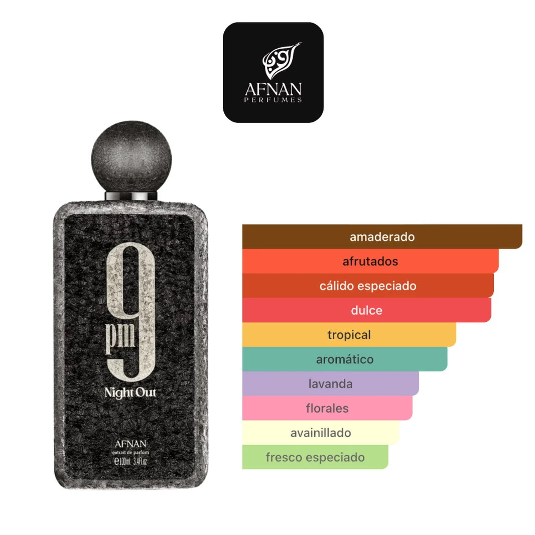 Afnan 9 PM Night Out Extrait de Parfum