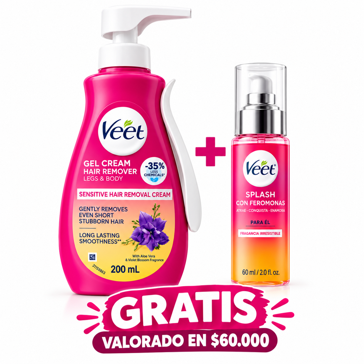 Crema Depilatoria Piel Sensible