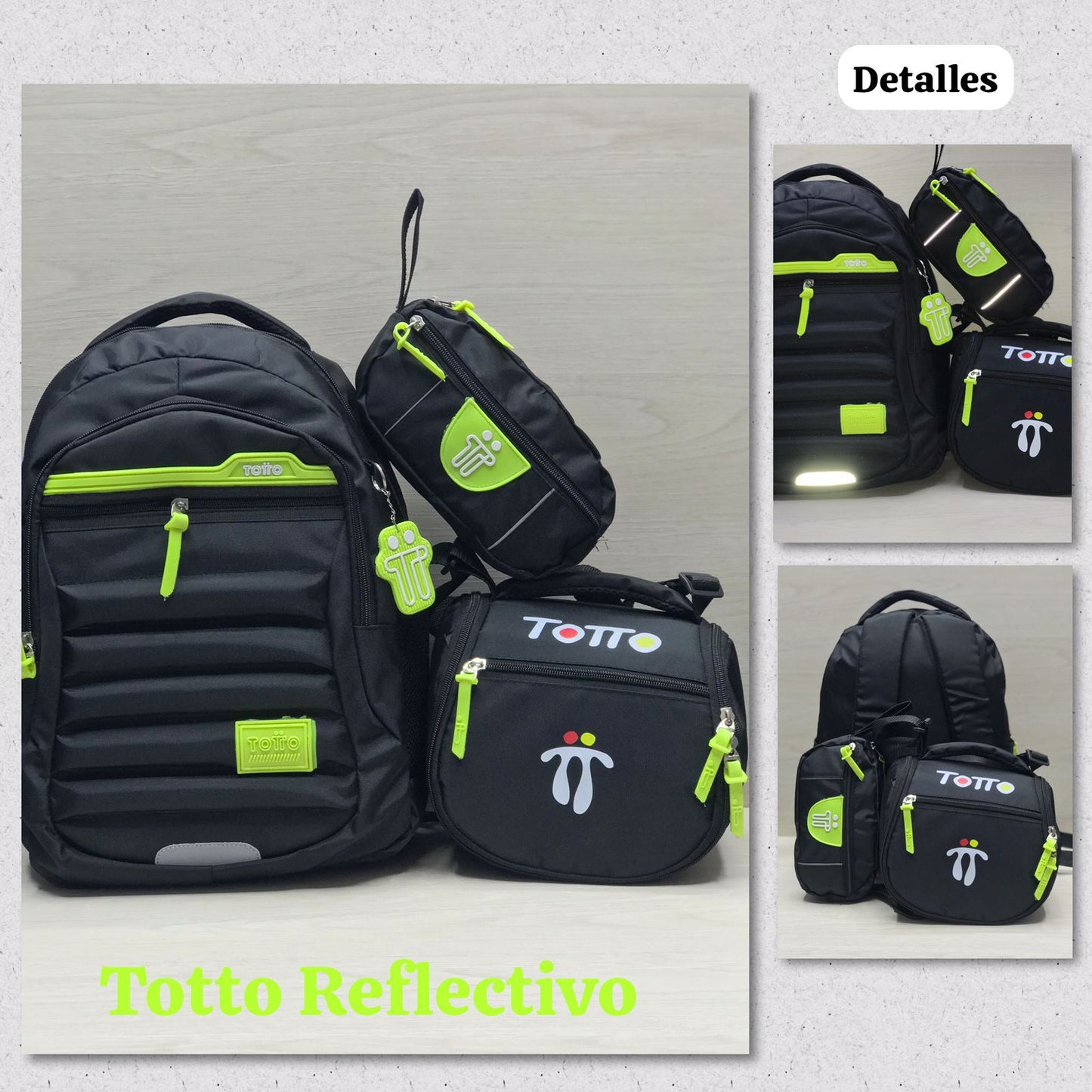 MORRAL +REGALO🎁:LONCHERA 🥪 Y CARTUCHERA ✏️ 🔥 ¡Oferta exclusiva de pretemporada!