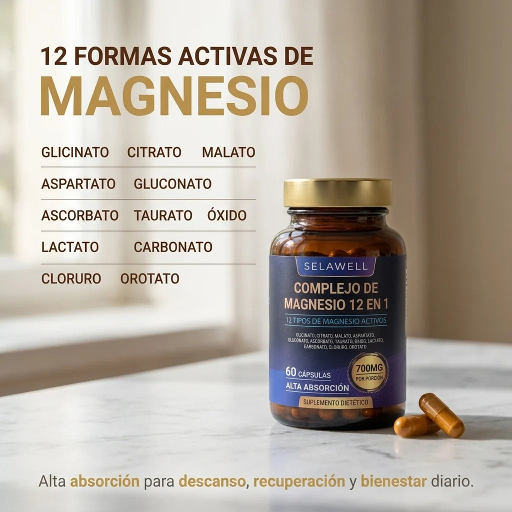 Complejo de Magnesio 12 en 1 x2 UNIDADES