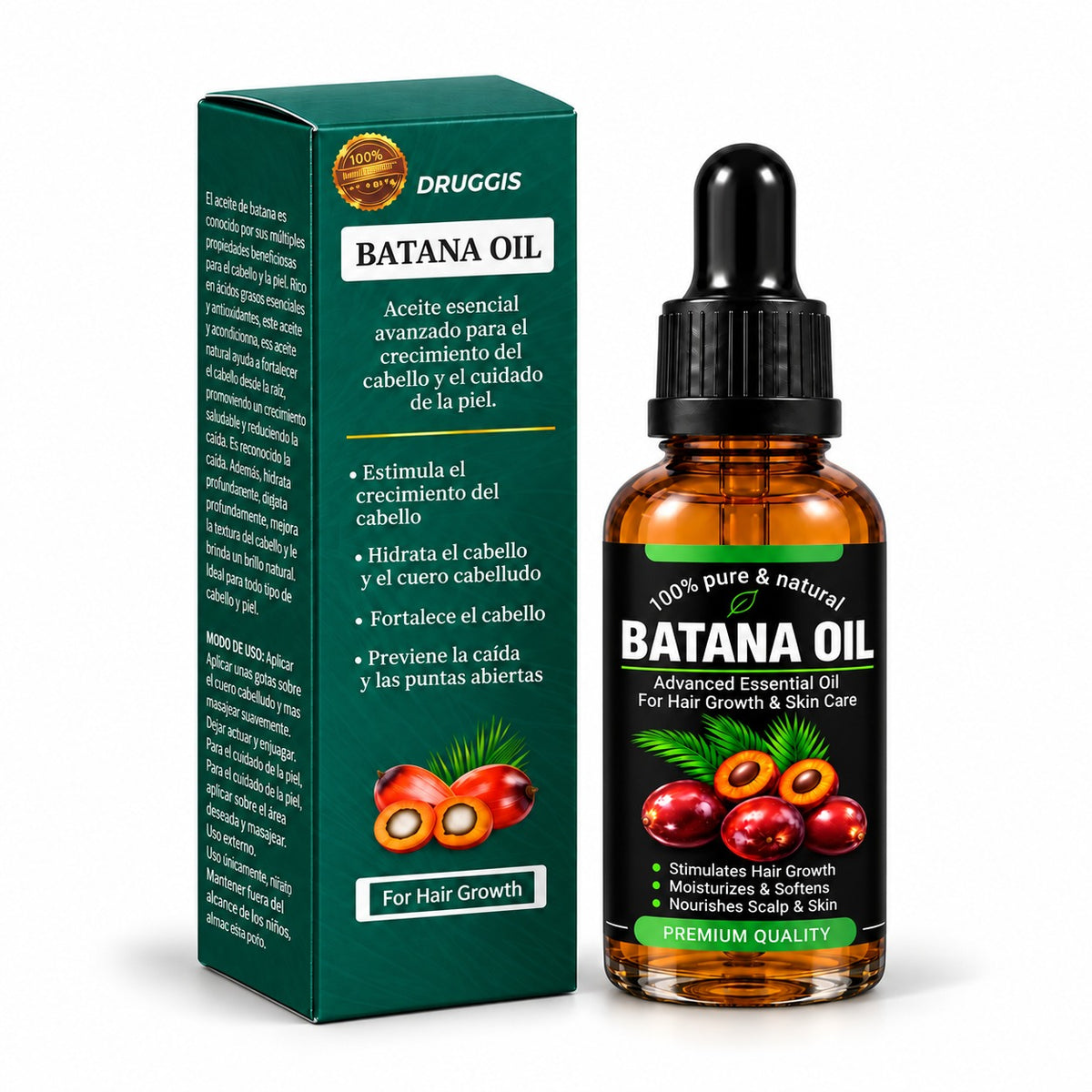 Suero para el crecimiento del cabello Batana