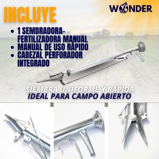 Sembrador ergonomico Pro®️¡Olvídate de Sembrar a Mano!