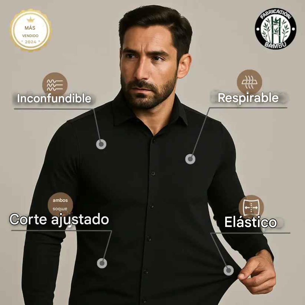 Slim Fit Premium™ – Camisa de Manga Larga