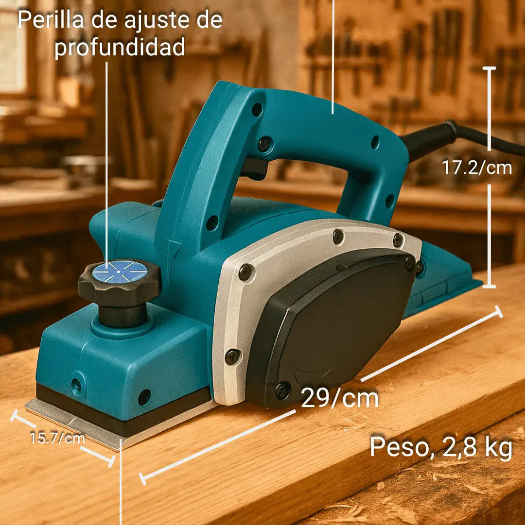 MakitaWood™ – Cepilladora Eléctrica Profesional