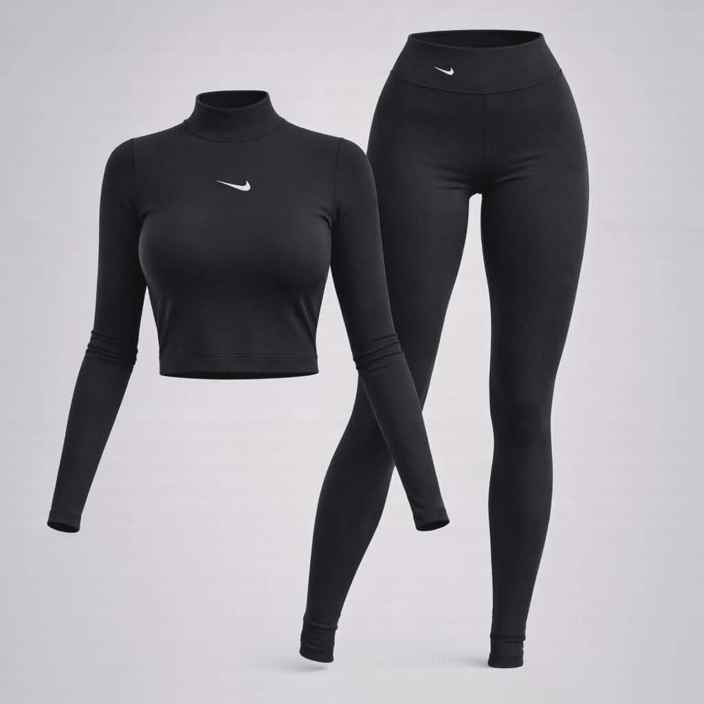Conjunto Deportivo de camiseta de manga larga y leggins – Moldea, Estiliza y Entrena