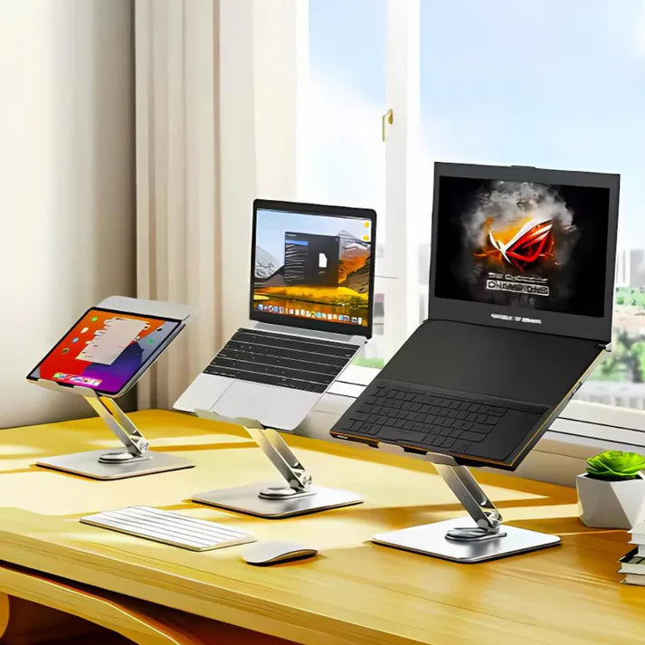 GiraPro®️ Soporte de Laptop con Rotación 360°