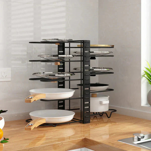 SpaceMax™️ Organizador Ajustable de Ollas