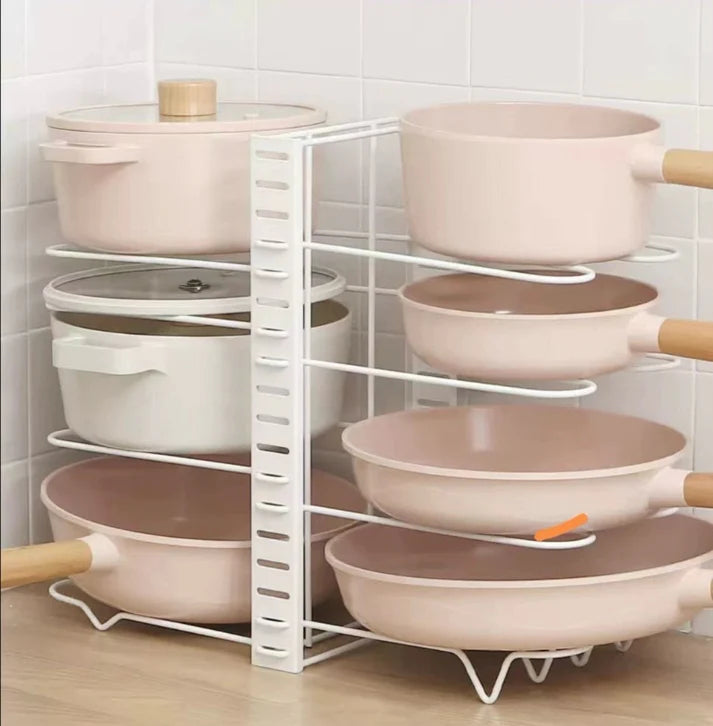 SpaceMax™️ Organizador Ajustable de Ollas