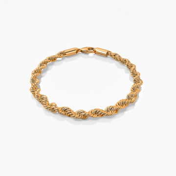 Set Lazo Dorado 18K – Cadena + Pulsera con Presencia y Estilo