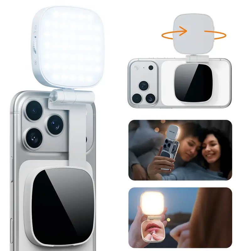 Aro de luz magnético para móvil