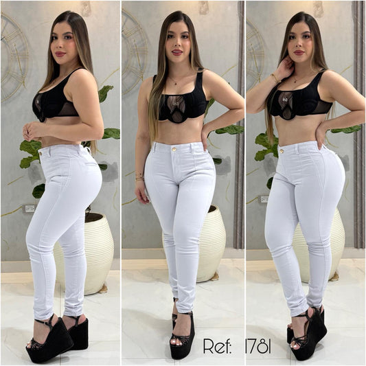 Jeans Push Up Ajustado Levanta Glúteos