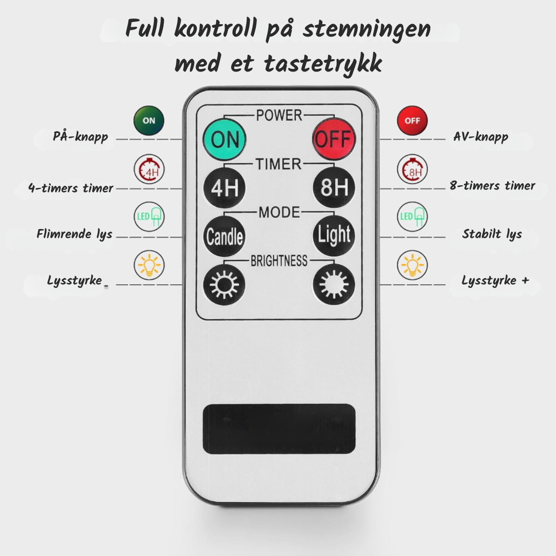 Flammea™ Set Premium de 3 Velas LED Decorativas