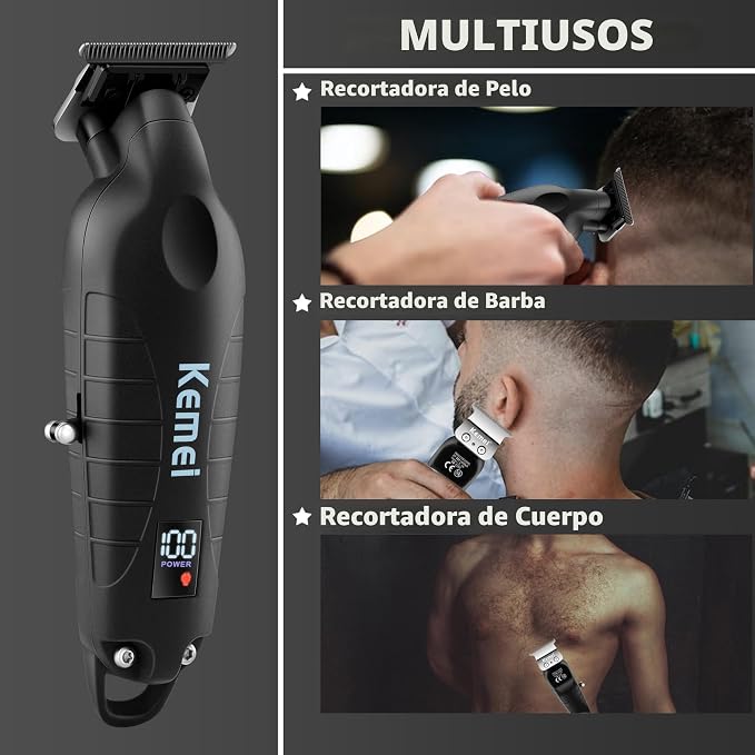 KEMEI - Cortadora profesional de pelo