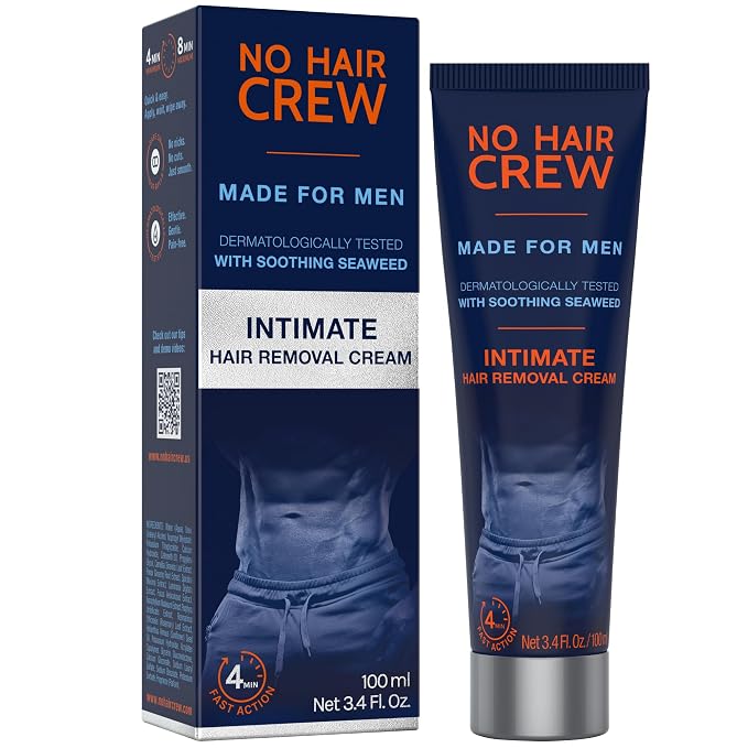 Crema depilatoria íntima para hombres