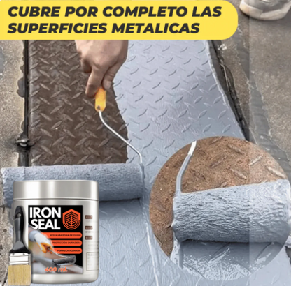 Iron Seal: Restaurador de Metal con Fórmula Alemana 🔥 ¡Compra 1 🛒 Lleva 2 📦 y recibe la Brocha GRATIS 🖌️!