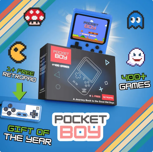 🎄 Pocketboy™– Edición Navidad + 🎮 Control Extra Gratis