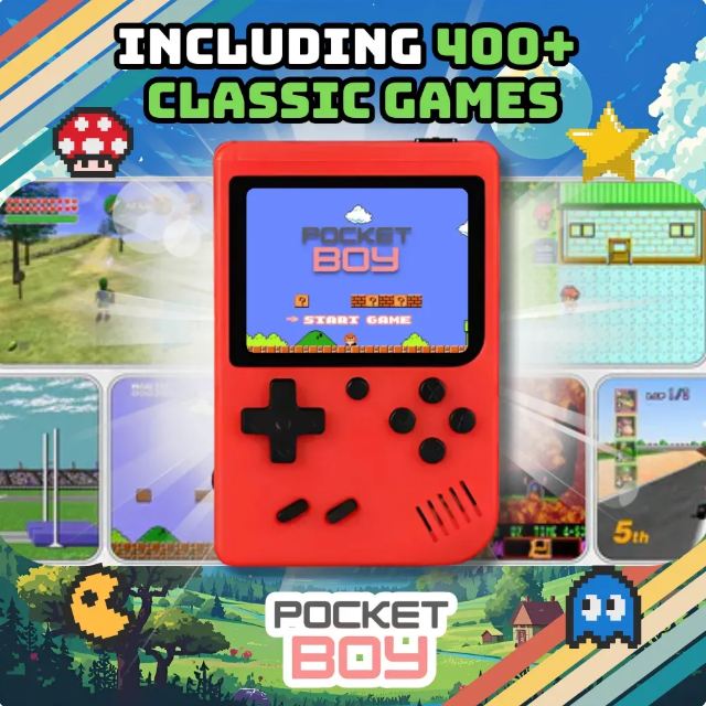 🎄 Pocketboy™– Edición Navidad + 🎮 Control Extra Gratis