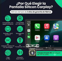 PANTALLA CARPLAY CARRO + CAMARA REVERSA