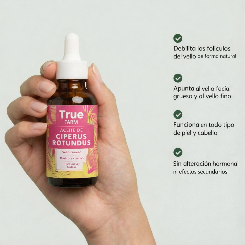 Aceite de Cyperus Rotundus 100% Natural — Compra 1 y Llévate 2 |