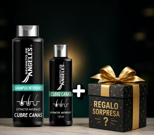 Shampoo Oscurecedor de Canas + Regalo Sorpresa 🎁 (Solo HOY)