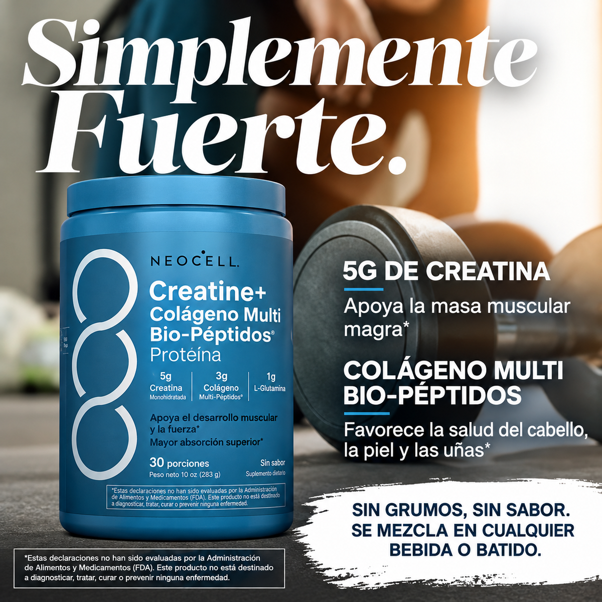 Creatina Monohidrato en Polvo NeoCell