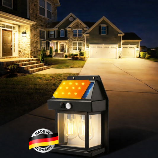 Kit 2 Lámparas Solares LED de 2 focos internos