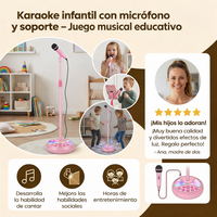 Karaoke para niños con doble micrófono