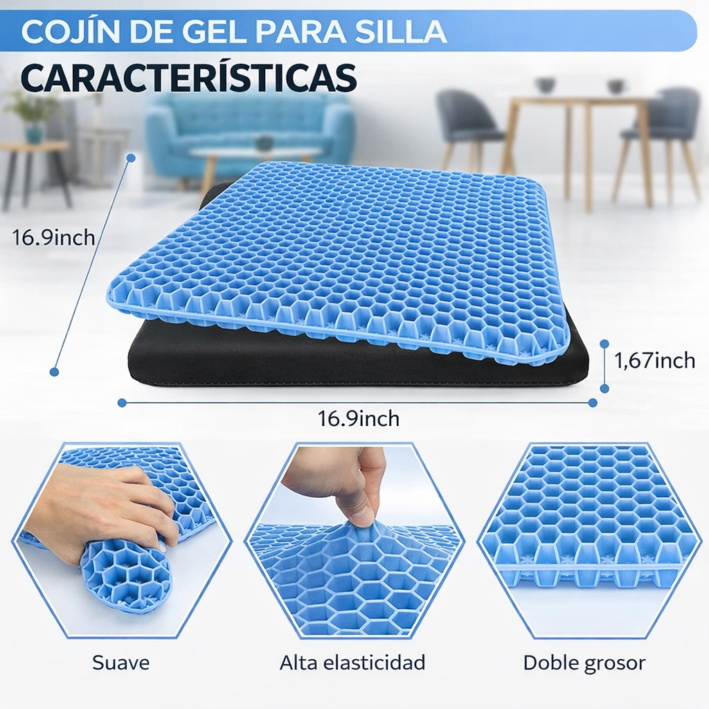 Cojín de asiento de gel PREMIUM