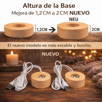 Lampara Nocturna Bola De Cristal