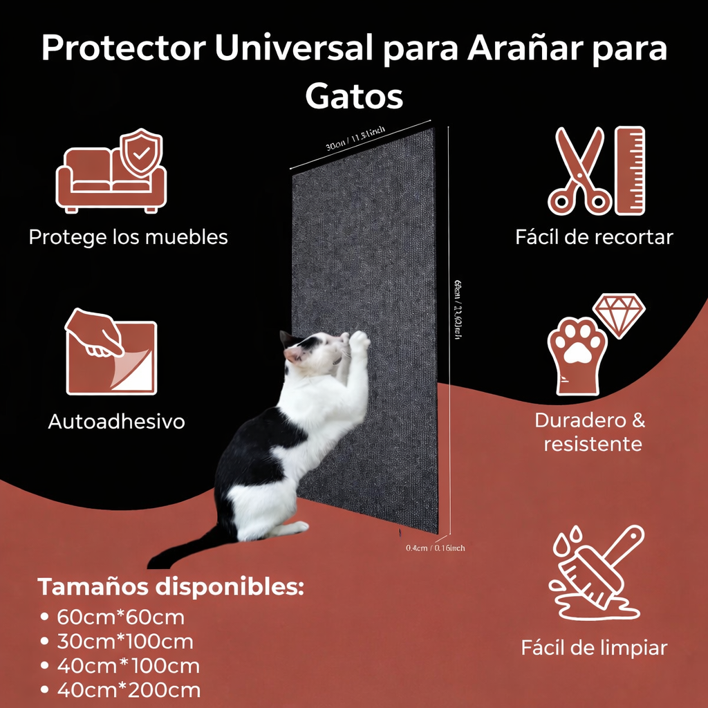 Protector universal contra arañazos de gato