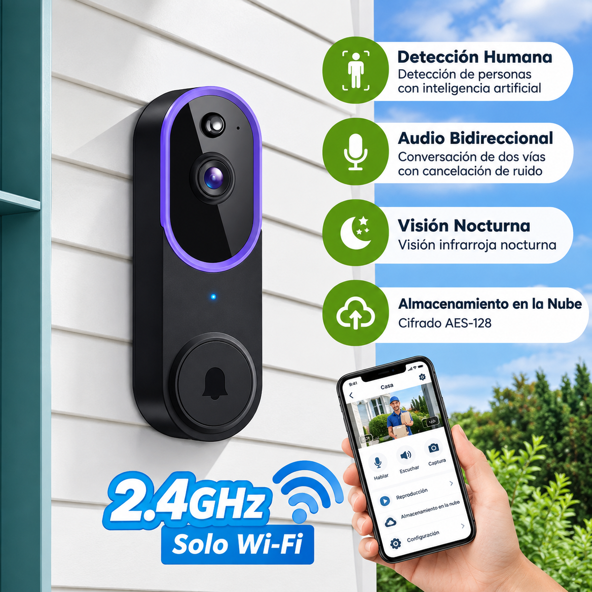 Timbre Inalambrico Smart Security