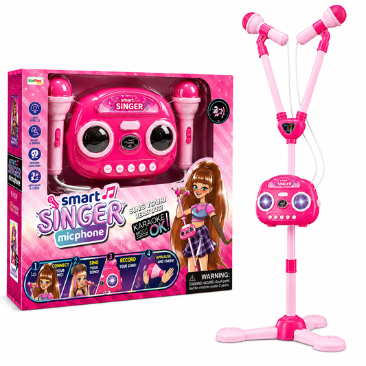 Karaoke para niños con doble micrófono