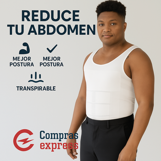 👨Camiseta Reductora de Abdomen Masculina🔥 Luce más firme, más seguro.