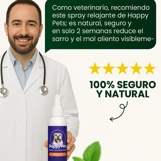 Spray dental probiótico para mascotas OFERTA 2x1 – Llévate el segundo GRATIS