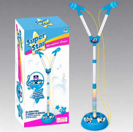 Karaoke para niños con doble micrófono.