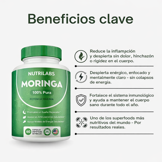 Plan Moringa 2 Meses 120 Capsulas – paga 1 lleva 2✅