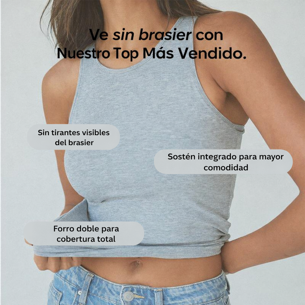 Pack x2 Top con Brasier Integrado — Más Comodidad, Más Ahorro, Todos los Días