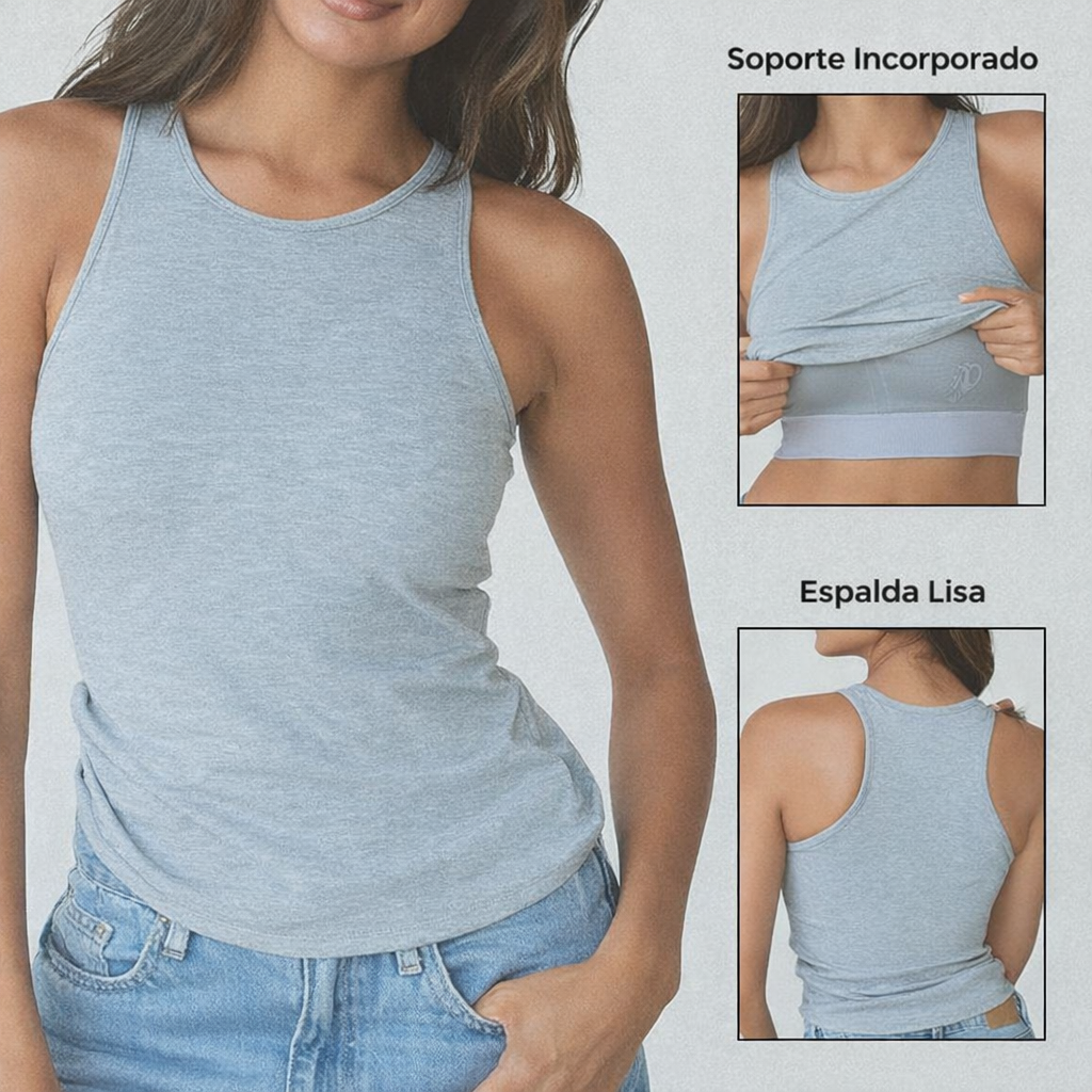 Pack x2 Top con Brasier Integrado — Más Comodidad, Más Ahorro, Todos los Días
