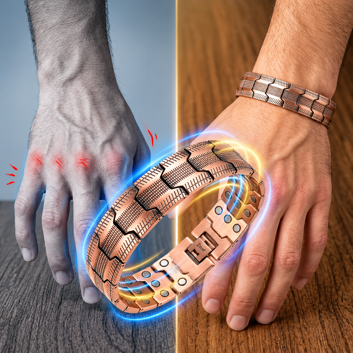 Pulsera Magnética de Cobre Saludable