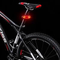 Luz de seguridad inteligente para bicicleta con control remoto inalámbrico