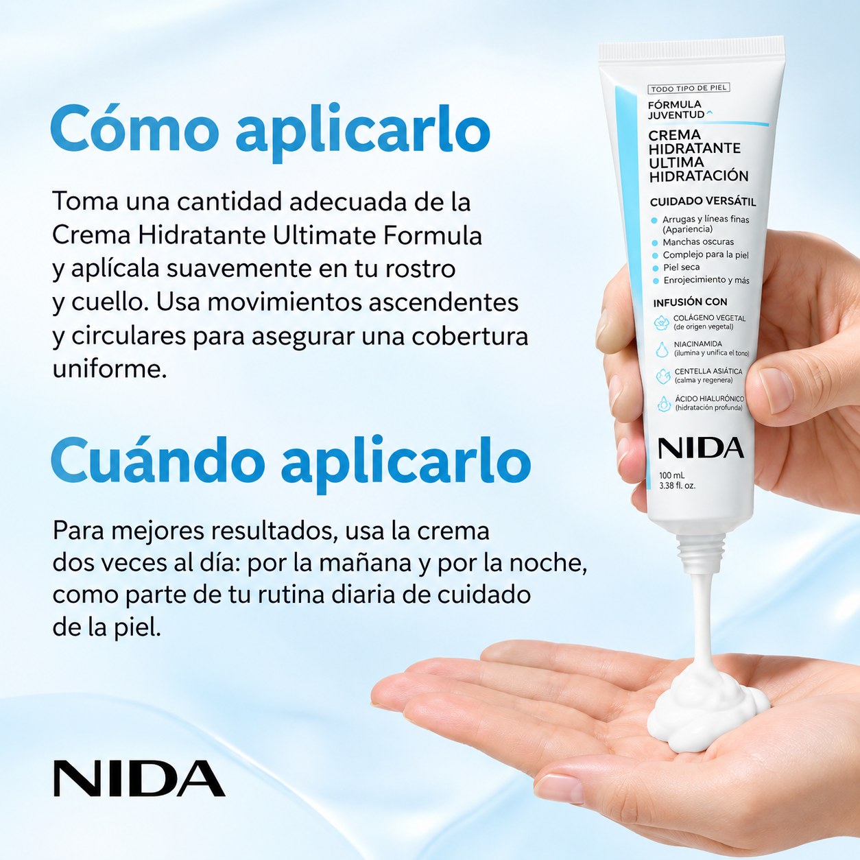 Pack x3 Crema Hidratante Formula NIDA
