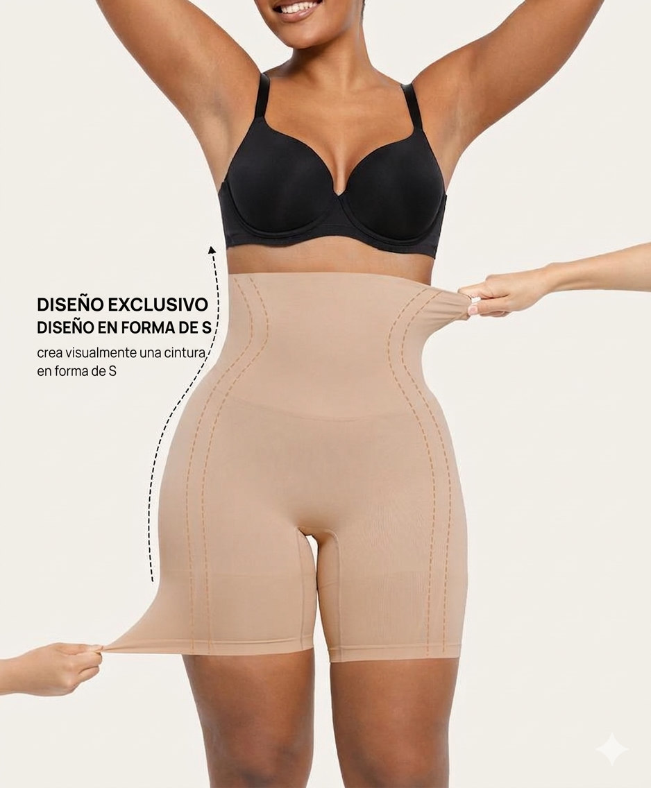 PACK X2 FAJA SHORT PREMIUM COLOMBIANA