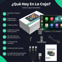 PANTALLA CARPLAY CARRO + CAMARA REVERSA