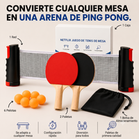 Set de juego de tenis de mesa