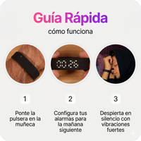 Alarma y reloj de muñeca premium