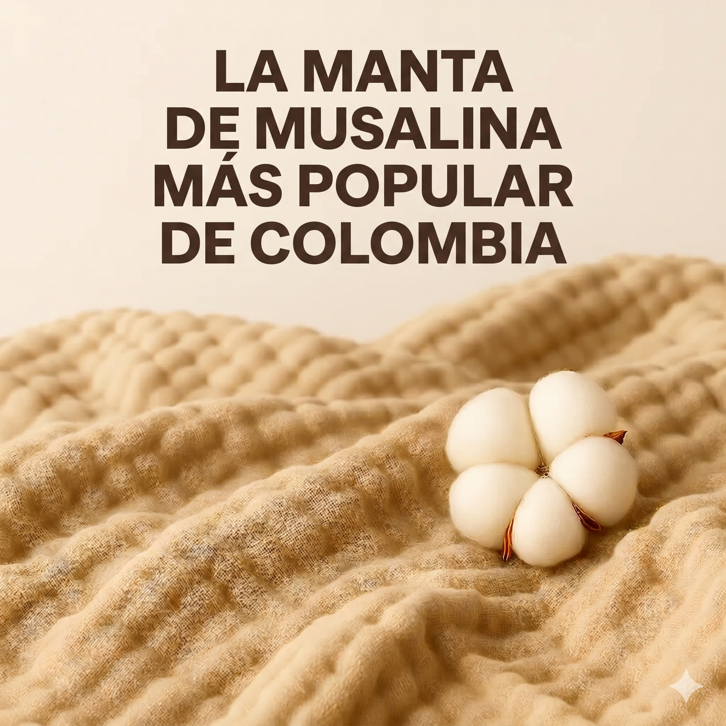 Manta de muselina suave
