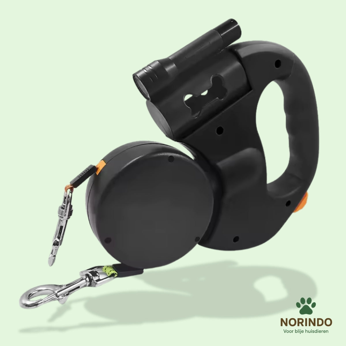 Correa Doble Rectractil Antienredos 360° – Pasea Tus Dos Perros Sin Estrés Ni Nudos