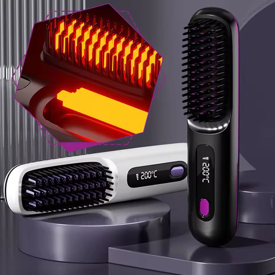 El PRIMER cepillo alisador inteligente para cabello corto